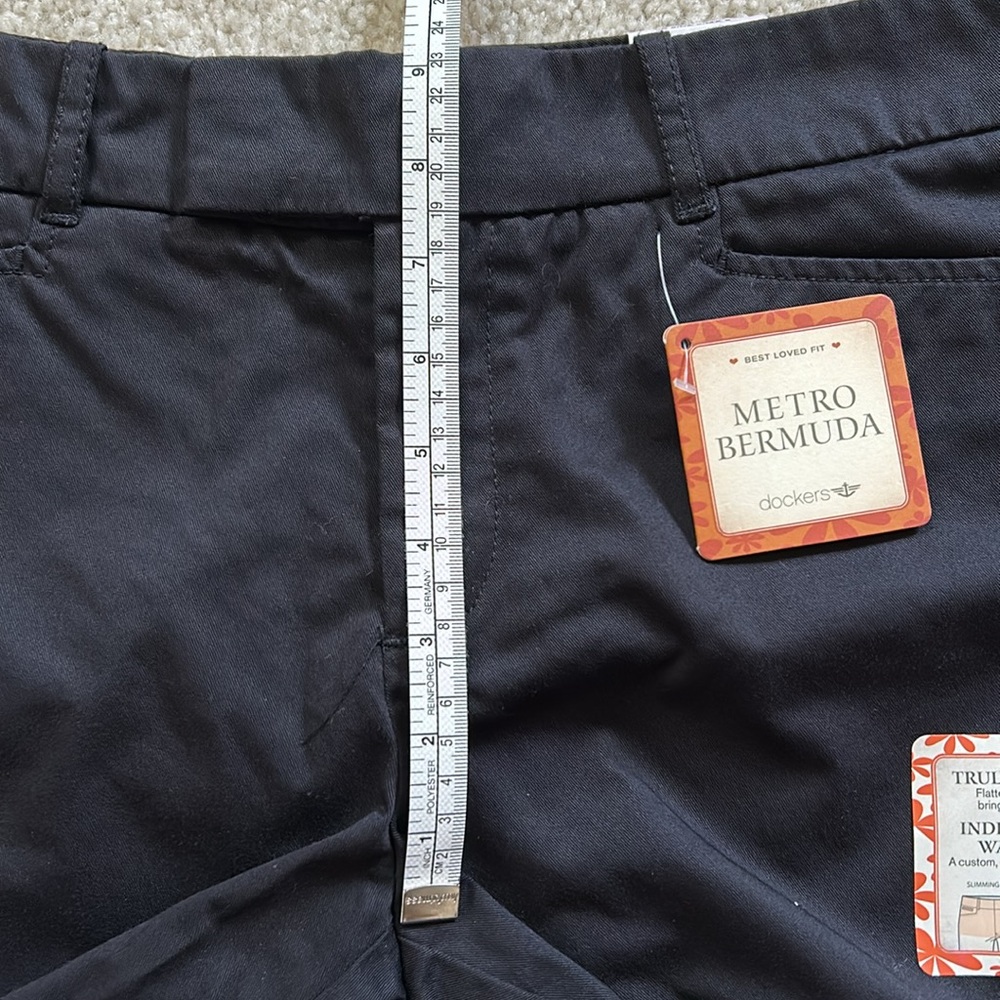 NWT Dockers Womens Metro Bermuda Shorts Sz 6 - Picture 12 of 13